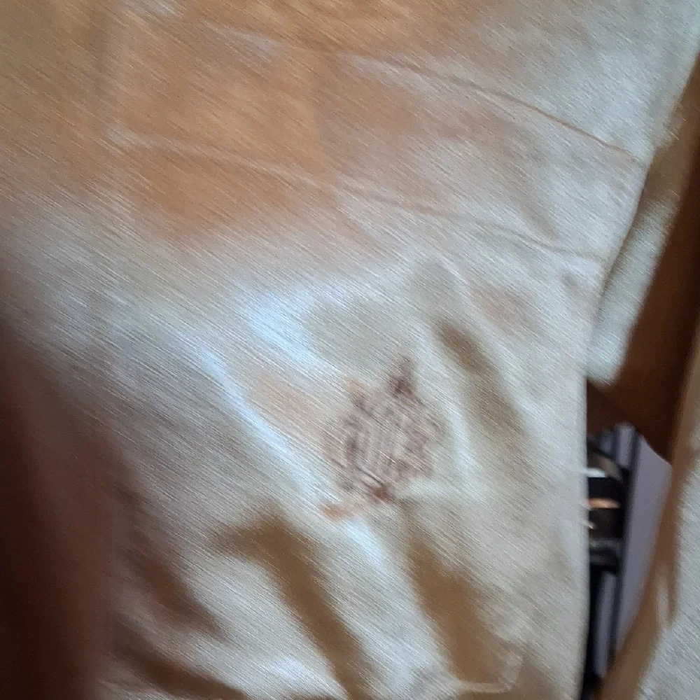 VINTAGE CHRISTIAN DIOR GOLD SATINLIKE NIGHTSHIRT SIZE MEDIUM